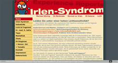 Desktop Screenshot of irlen-syndrom.de